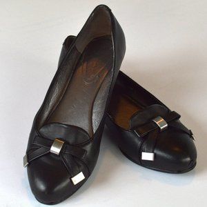 Tahari "Hannah" Black Ballet Flats - Size 6 Medium
